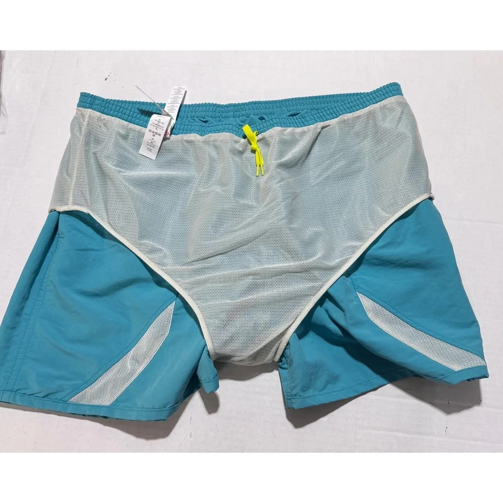 Patagonia Baggies Shorts Mens XXL Teal Green 57022 Nylon Mesh Liner Swim‎